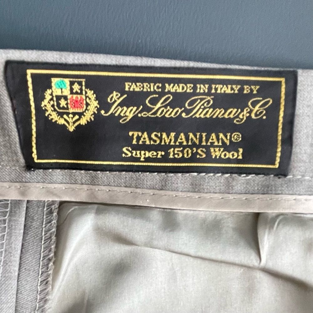 Zanella Debra Italian Luxury Super 150's Wool High Rise Debra Trousers Size 8 - Picture 11 of 14